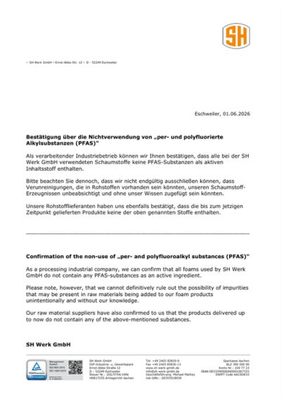 Vorschau Zertifikat PFAS